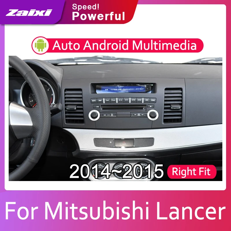 Cheap ZaiXi 10.2 HD 1080P IPS LCD Screen Android 8 Core For Mitsubishi Lancer 2014~2015 Car Radio 3G4G AUX USB GPS Navi Multimedia 5