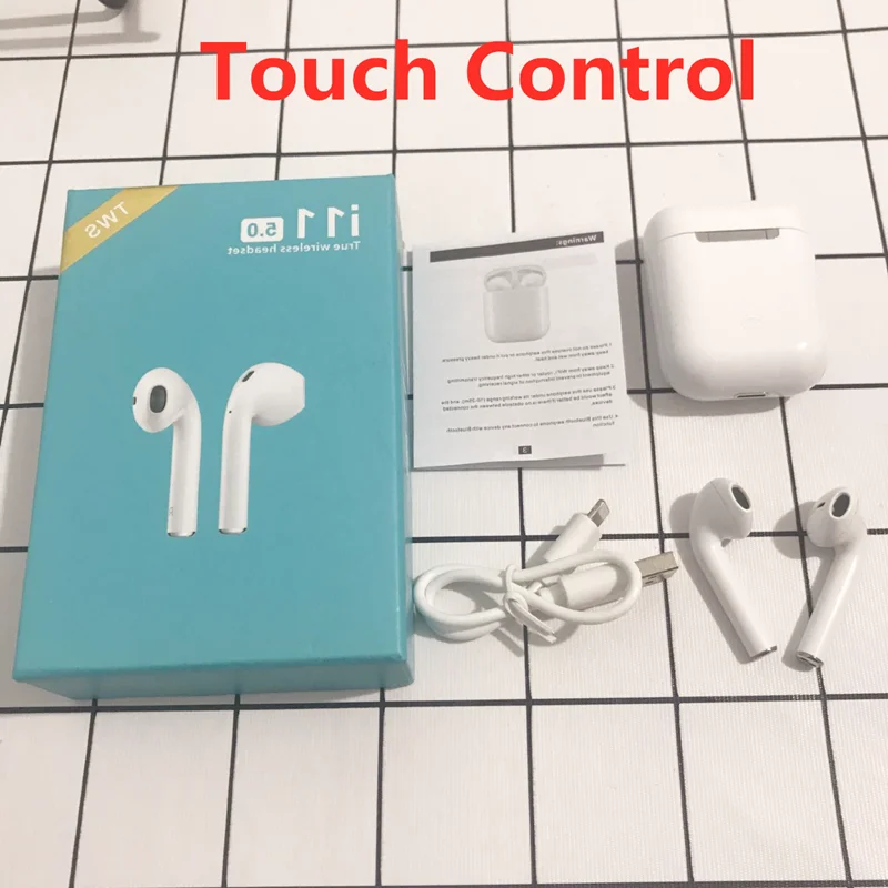i11 tws 5.0 I11 tws bluetooth 5,0 беспроводные наушники сенсорный Контрольный динамик мини наушники с микрофоном для iphone 11 Pro Max 6 7 8 samsung S8 S10 - Цвет: i11 tws 5.0