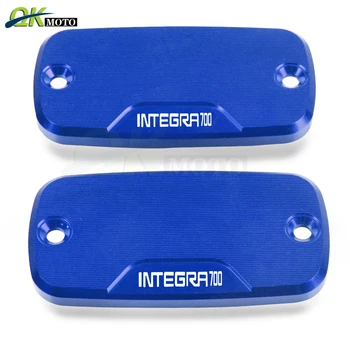 

Motorcycle CNC Aluminum Front Brake Reservoir Cap & Clutch Fluid Reservoir Cap Cover moto For Honda Intergra 700 2012 2013
