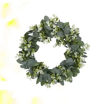 

1PC Imitation Beautiful Artificial Decorative Eucalyptus Leaves Garland Hanging Garland for Wedding Festival Store