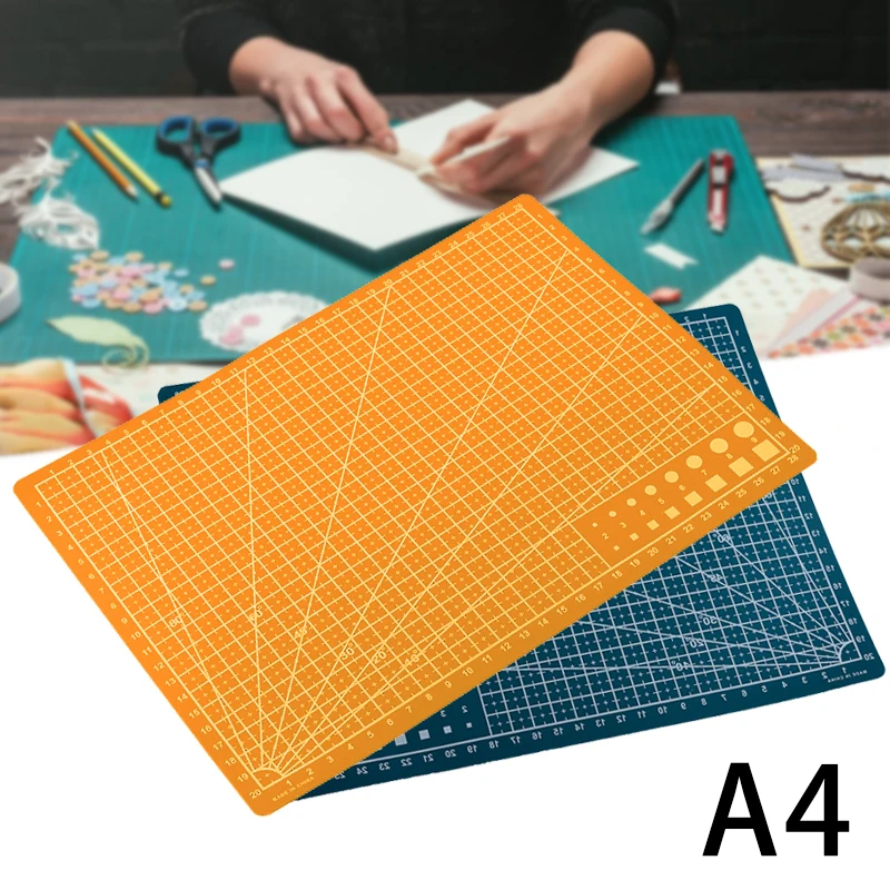 1pcA4SinglesidedGridLinesCuttingBoardMatSelfhealingCutting