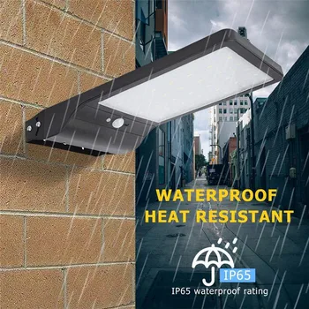 

42 LED IP65 Solar Light with Remote Control PIR Motion Sensor 3 Modes Outdoor Wall Street Lamp Waterproof Lamp Lights