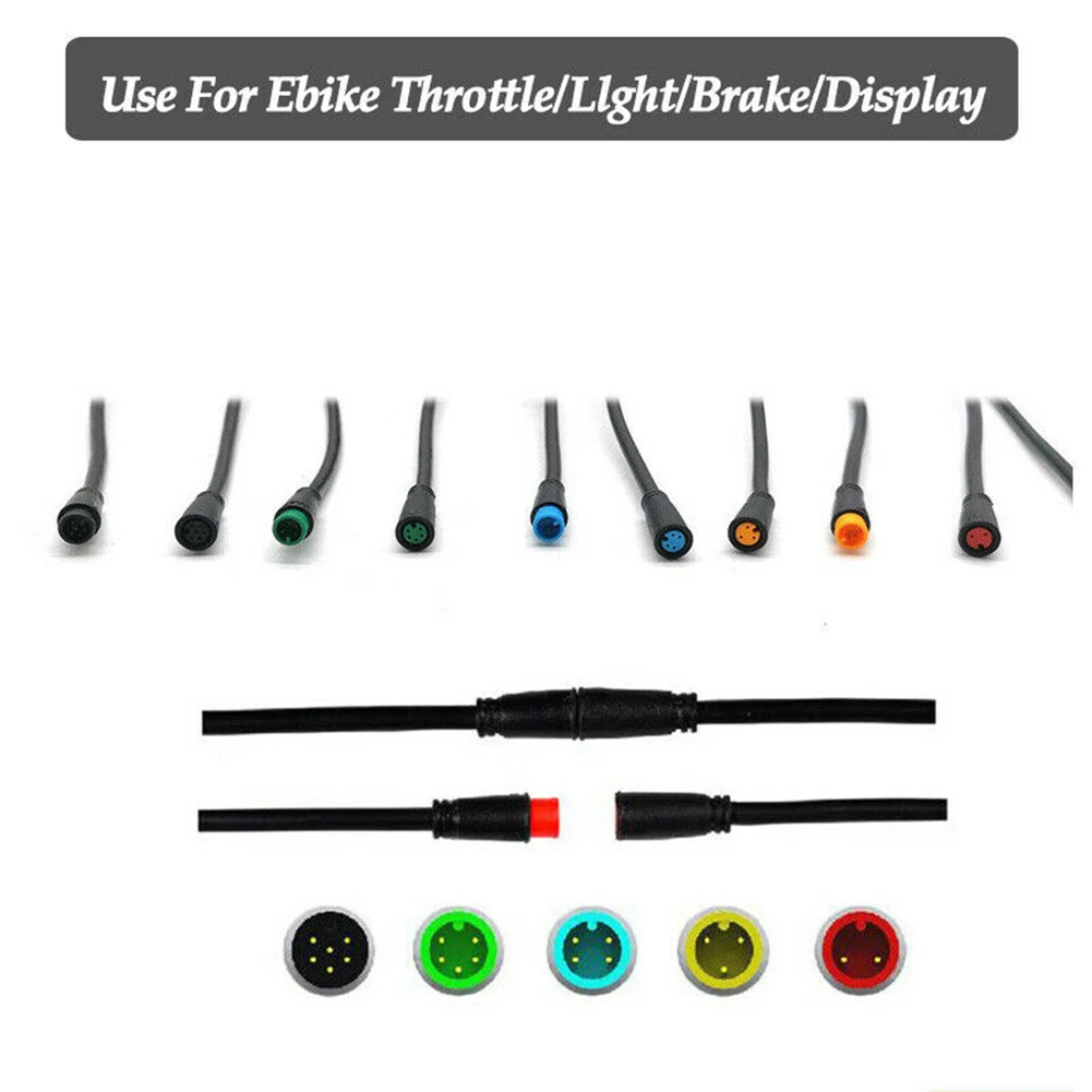 Julet – Mini connecteur de câble étanche, 2 3 4 5 6 broches, pour affichage de vélo électrique, Type optionnel femelle/mâle ► Photo 1/6