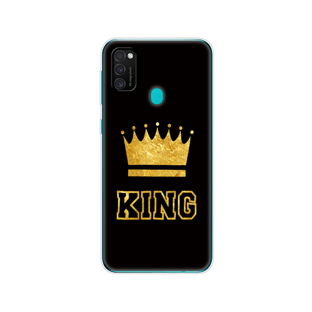 Samsung M21 Case 6.4" Soft Silicon Tpu Cover For Samsung Galaxy M21 M 21 SM-M215FZGUSER m215 Phone Back Shell Bumper Funda