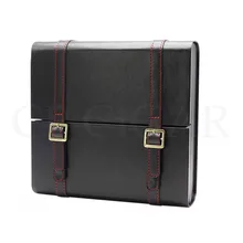 GALINER Портфели Стиль хьюмидор кожаный кедрового дерева хьюмидоры для путешествий, Сигара коробка для кубинские сигары W/хьюмидор увлажнитель