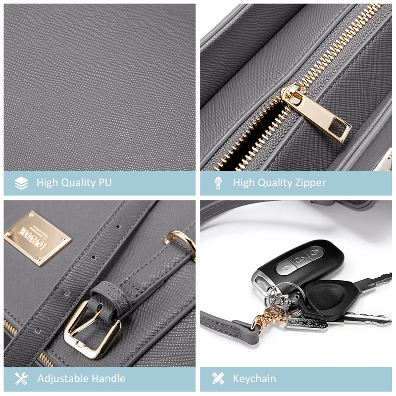 Cena LOVEVOOK kobiet torebki duże torby na laptop zestaw dla biurowa, damska 2019 torby na ramię kobieta crossbody torby famale torebka i sprzęgła