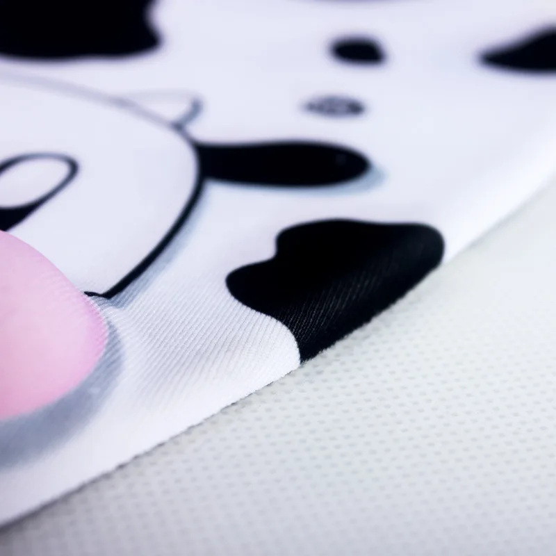 YuBeter Thicken Anime 3D Mouse Pad With Wrist Rest Anti Slip Soft Silicone Cute Cartoon Cow Cat Mice Mat for Gaming PC Laptop
