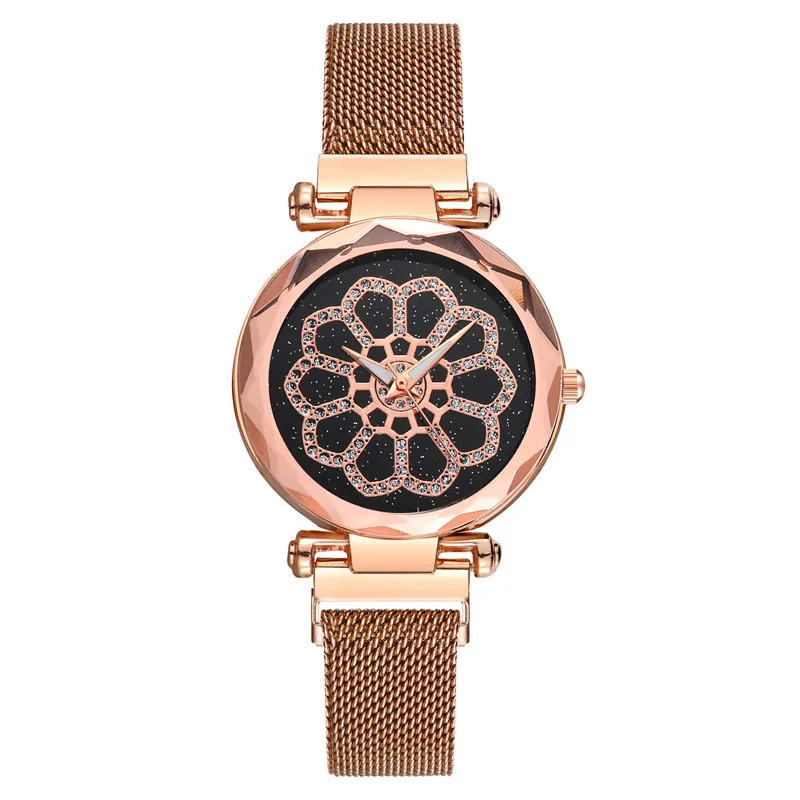 

Cross Border for 2019 Watch Trend of Fashion Creative-Douyin Suction Magnetite Lazy Watch Currently Available