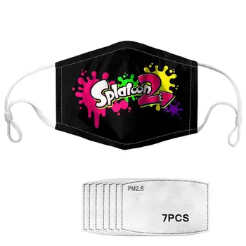 

3D Colorful Splatoon Girls Kids Children Masks Fashion Breathable Anti Dustproof Thicken Face Mouth Mask Clothing accessories