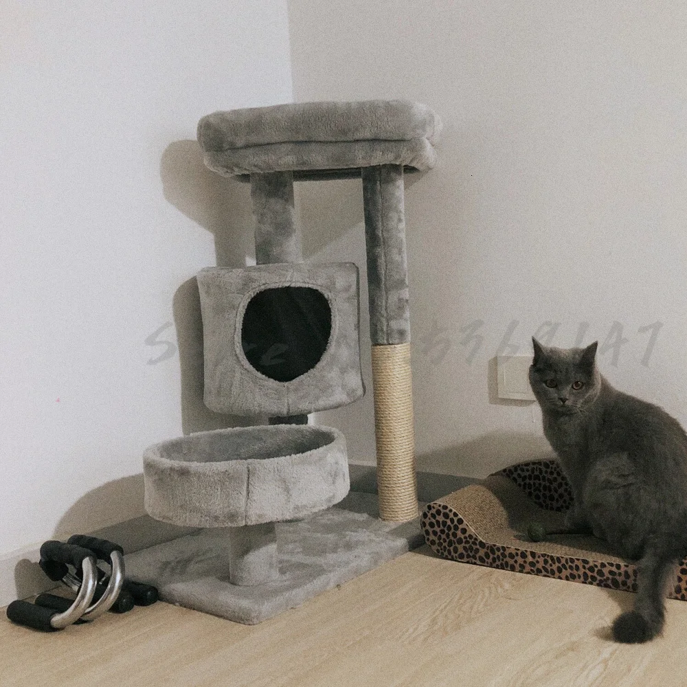 Маленькая многоярусная кошачья скалолазальная рама кошачье гнездо кошачье дерево кошачья игрушка полка для кошки на платформе кошачья башня кошачья царапина доска стойка для кошки