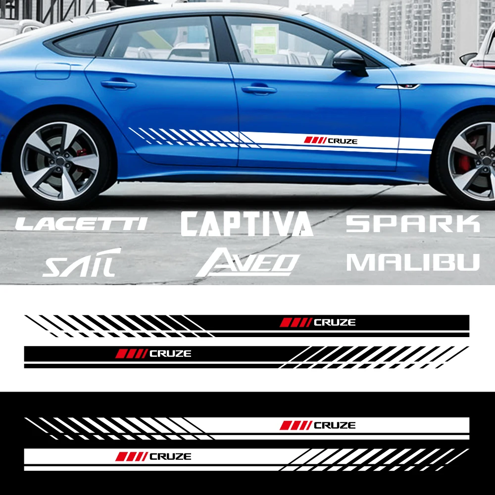 Автомобильная наклейка для Chevrolet Captiva Cruze Lacetti Sonic Spark Sail Aveo автомобильная боковая