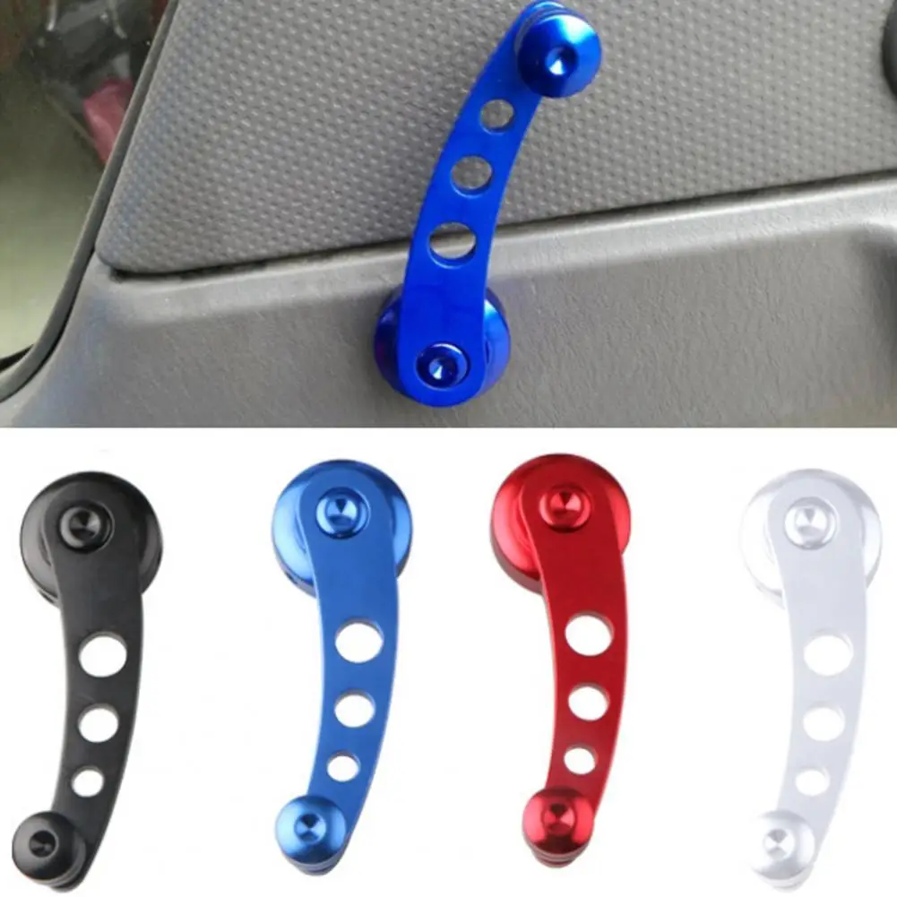 1 Set Aluminum Alloy Car Window Handle Universal Wear resistant Window Riser Handle Replacement