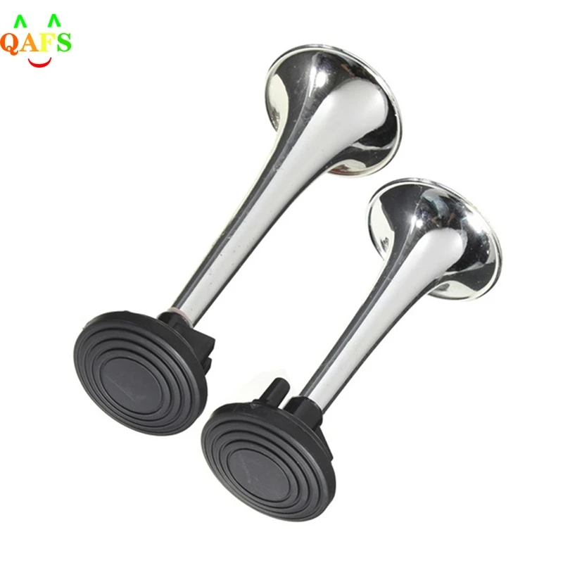 2PCS Universal Train Car Truck Boat Dual Air Horn Trumpet Super Loud