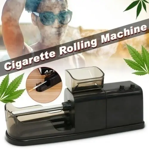 

Automatic Slim Electronic Cigarette Maker Tobacco Rolling Machine Injector Smoke Tools Wrapping Herb Weed Grinder Lighter DIY