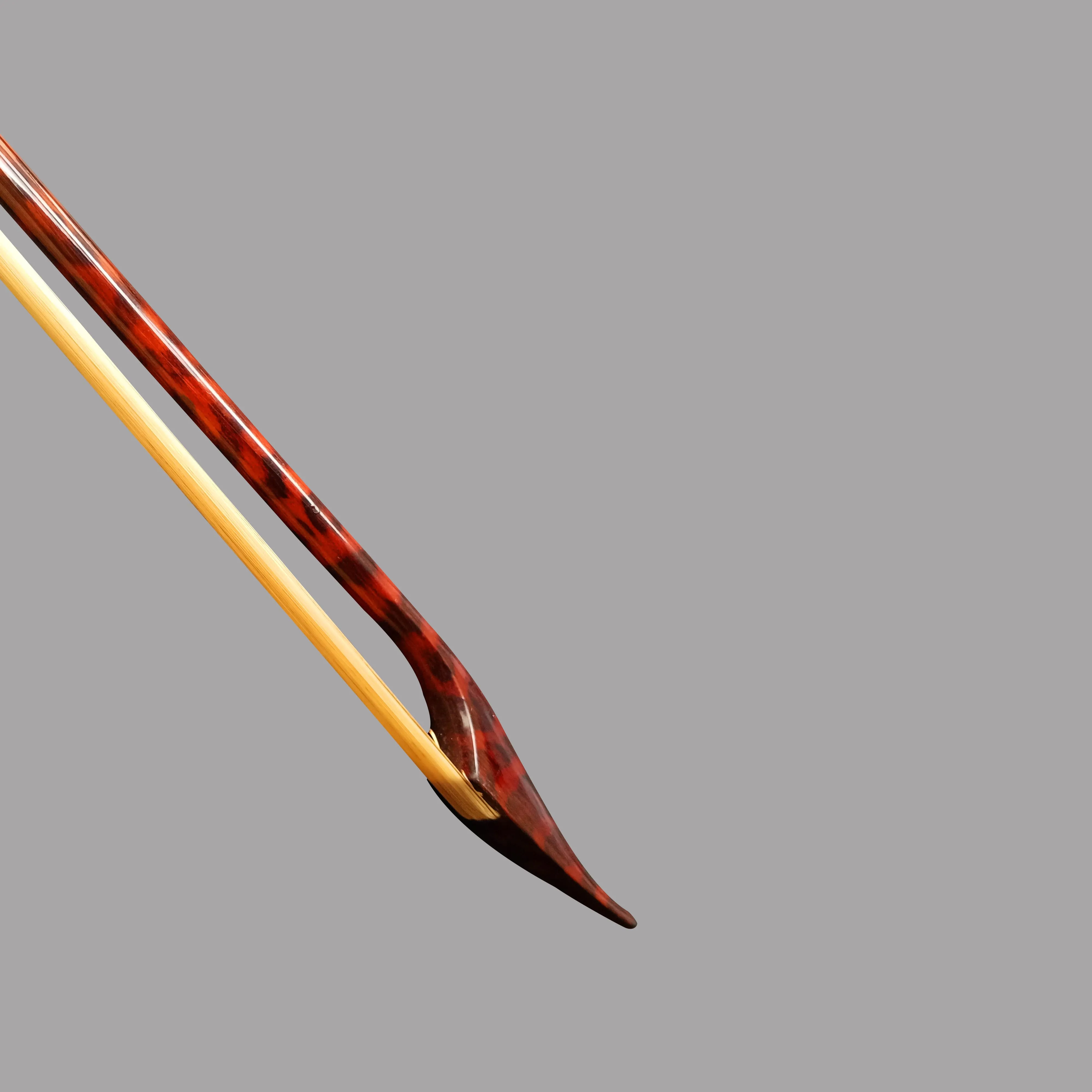 Fastshipping snakewood cello bow baroque style round stick mongolia horse hair 4/4 cello parts accessaires