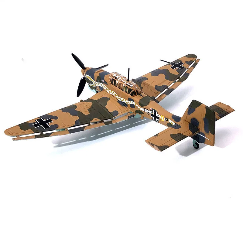 1/72 немецкая stuka JU-87 Ныряние бомбардировщик боевой самолет литой металлический самолет модель игрушки для коллекции подарок украшение для детей