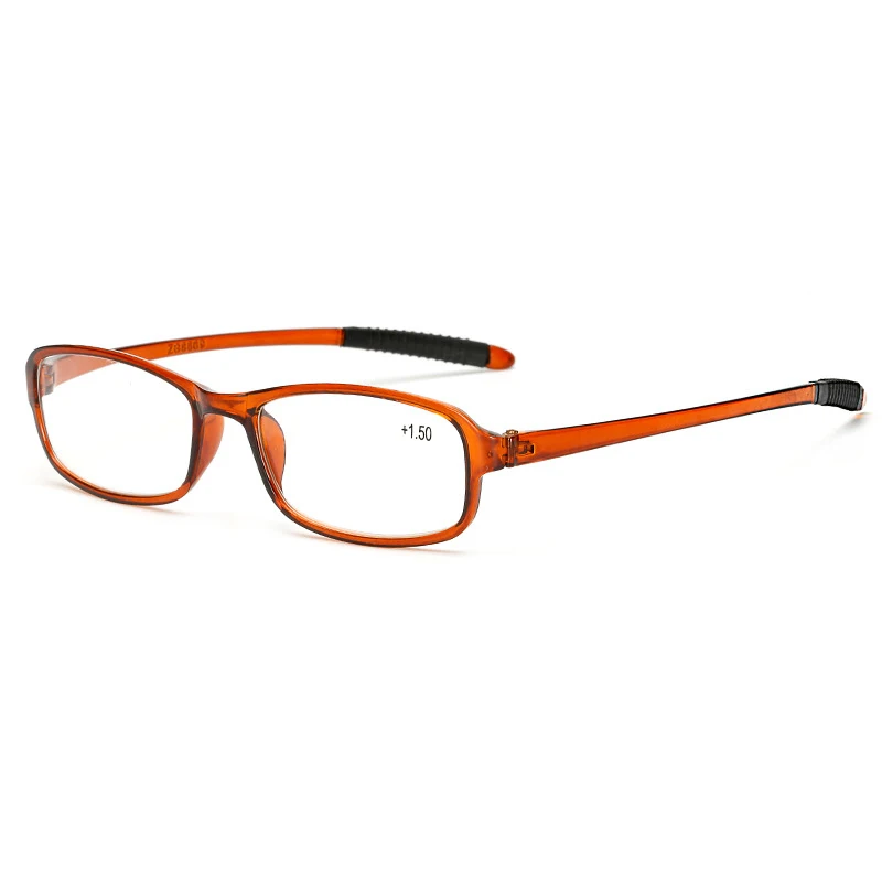 brown Zilead TR90 складные очки для чтения прозрачные линзы для дальнозоркости очки для мужчин и женщин очки для дальнозоркости с чехлом - Цвет оправы: brown
