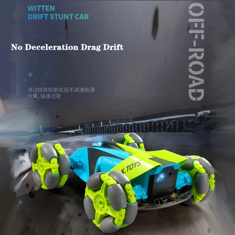 360 градусов вращение дрейф трюк RC автомобиль четыре колеса гоночный светильник звуковой эффект Автоматическая демонстрация Дистанционное управление автомобиль
