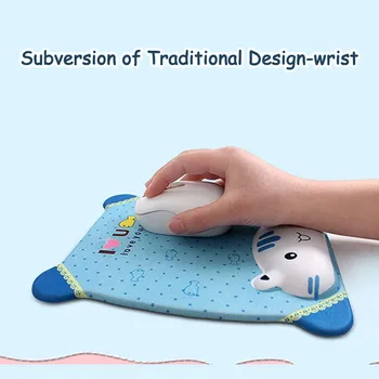 

4mm Non-slip Square Silicone Mouse Pad With Wrist Rest Support For Computer Laptop Notebook Keyboard Mouse Gaming Mat Hand Rest