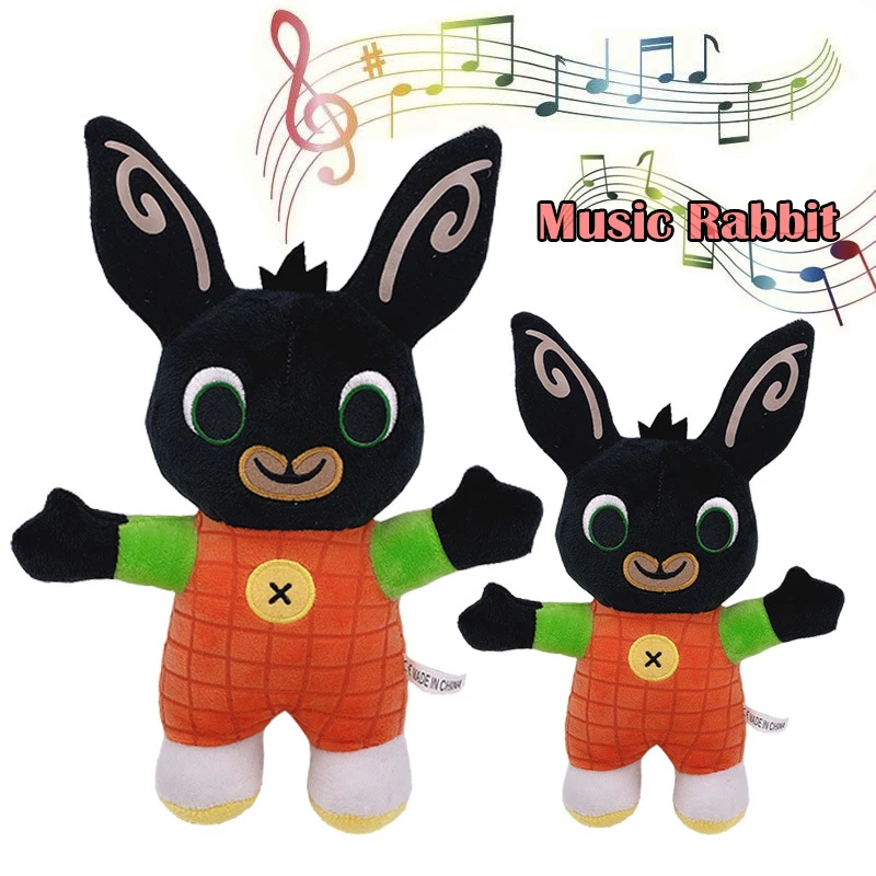 28cm Musical Can sing Bing Rabbit Plush Toy Kawaii Doll Christmas Gift anime plush Children's Birthday |
