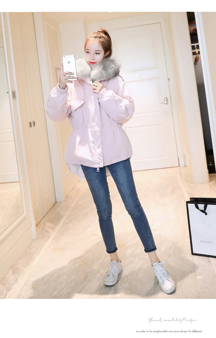 new women's long sections Nagymaros collar women thick coat 930