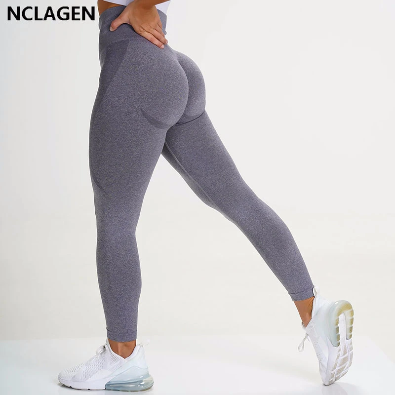 Seamless Leggings Sport Women Fitness Push Up Yoga Pants High Waist Squat Proof Workout Running Sportswear Gym Tights NCLAGEN