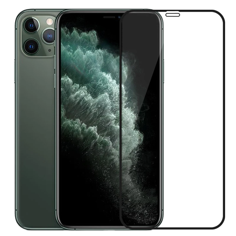 10 шт./лот полное покрытие из закаленного стекла для Apple iPhone 11 Pro XS Max XR X 8 Plus 7 6 6S SE 5s Защитная пленка для экрана стекло