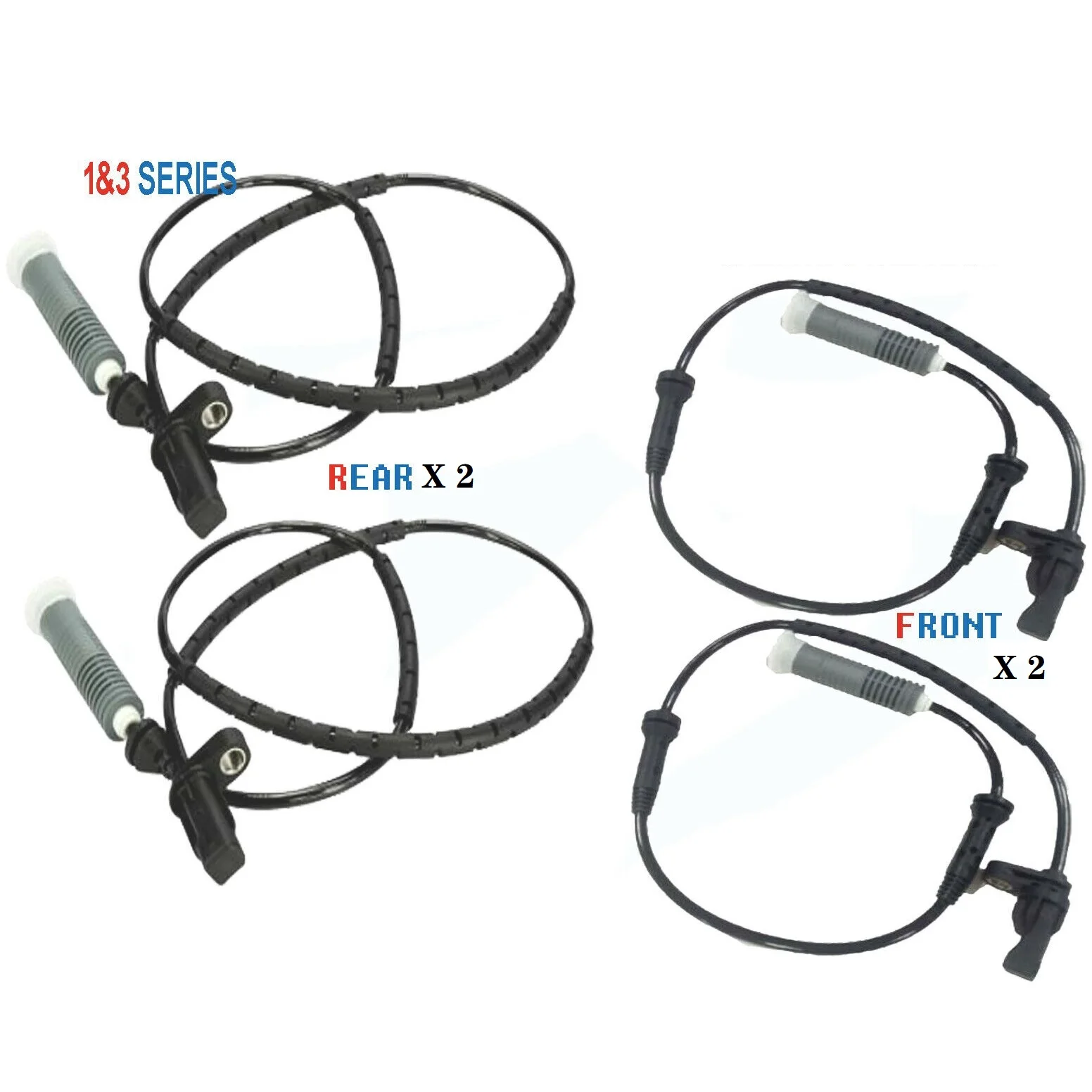 Front OR Rear Abs Wheel Speed Sensor 34526762465 ,34526762466 for BMW 1 E81 E87 E88 116D/i, 118D/i, 120d/i 3 E90 E91 E92 E93 car abs speed sensor