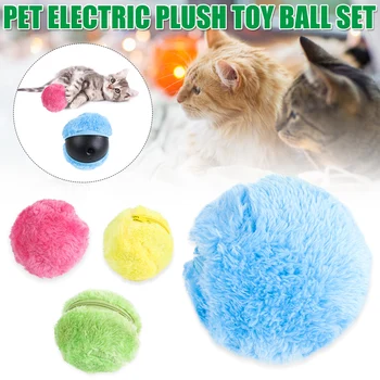 

Pet Electric Toy Ball Magic Roller Ball Toy Automatic Roller Ball Magic Ball Dog Cat Pet Toy 66CY