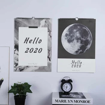 

A3/A4 Nordic Style 2020 Wall Calendar Schedule Planner DIY Simple Notepad Calendary Memorandum Workpad Office Home Notebook