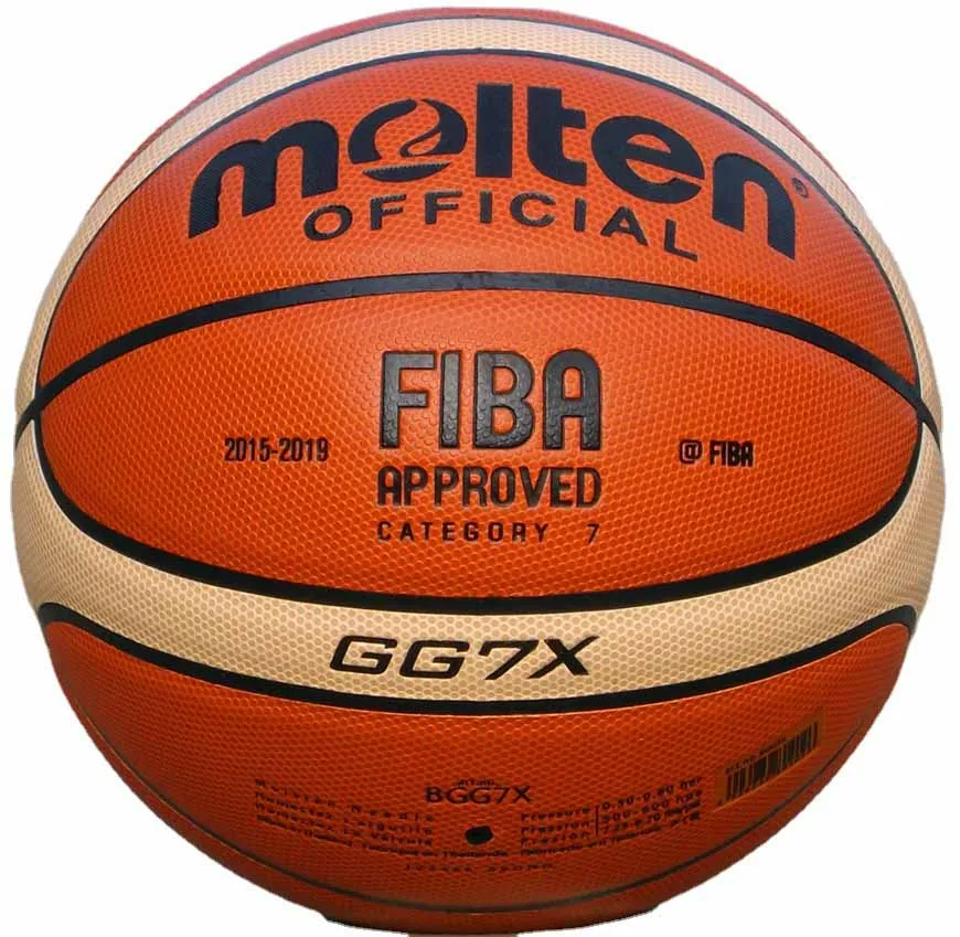 TURBO SPORT BKL-227 BASKETBALL OFFICIAL SIZE 7 29.5" PU LEATHER COVER 