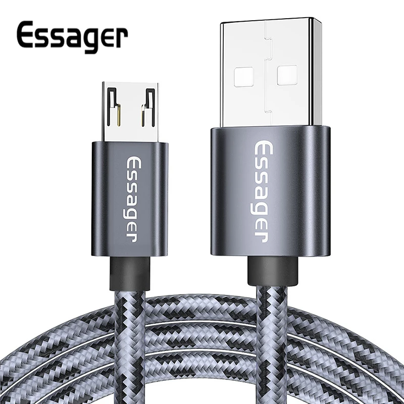 

Essager Micro USB Cable Fast Charging Data Charger Cable For Samsung Xiaomi Redmi Note 5 Microusb Wire Cord Mobile Phone Cables