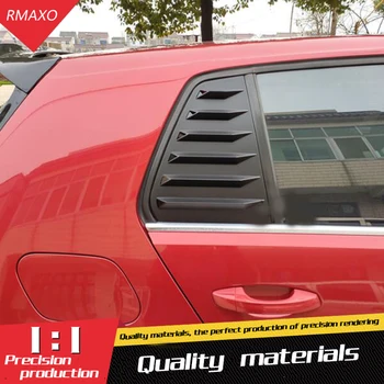 

For VW golf 7 2014-2018 Sedan ABS Back triangle Rear Door Window shades Louver Frame Window Sill Molding Cover Sticker Trim