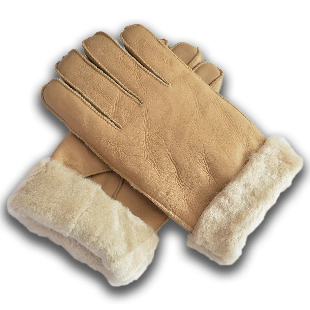Зимние перчатки мужские s, овчина кожаные перчатки с шерстью меховая подкладка кожаные перчатки мужские зимние перчатки