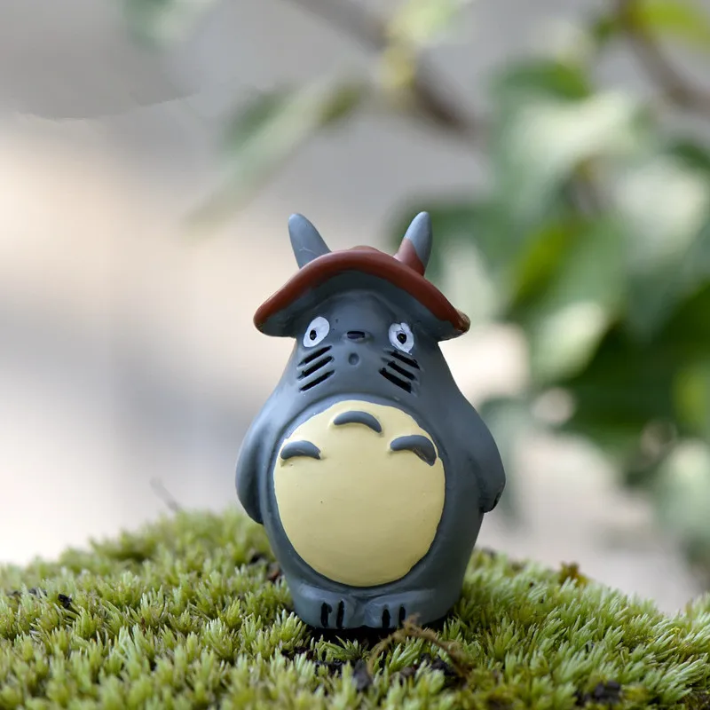 5Pcs/lot My Neighbor Totoro Mini Figure Fairy Garden Miniatures DIY Moss Micro Landscape Decoration Resin Crafts Ornaments Home | Дом и сад