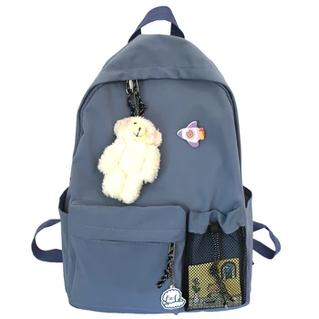 

2020book Bags Girl Waterproof Kawaii Backpack Fashion Book Ladies School Bag Women Cute Backpack Mesh Student Female College Bag