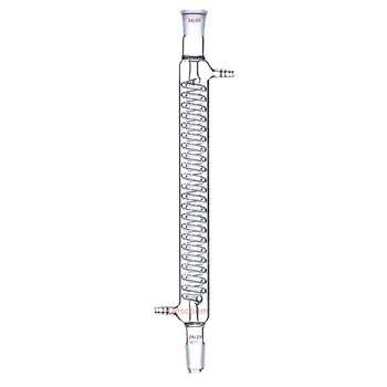 

400mm,24/29,Glass Graham Condenser,Coil Condensor,Borosilicate Labware
