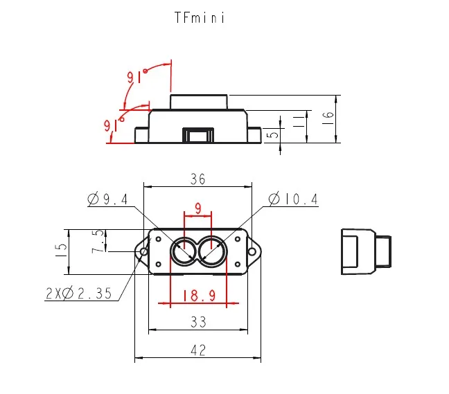 finder sensor módulo único ponto micro variando