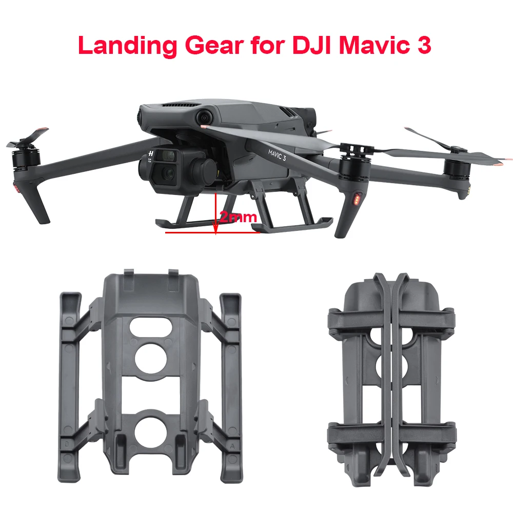 

Folding Landing Gear for DJI Mavic 3 Increased Tripod Extension Protector Increased Fuselage Height Drone Accessories