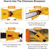 Chainsaw Teeth Sharpener Sharpens Saw Chain Sharpening Tool System Abrasive Tools Easy Durable Sharp Bar-Mount Fast Grinding ► Photo 2/6