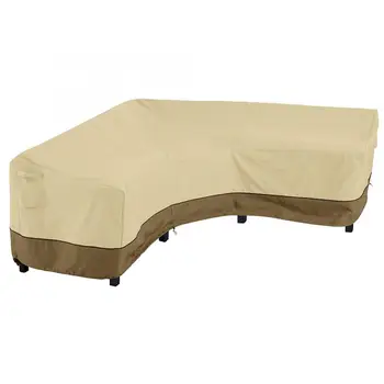 

Outdoor Patio Waterproof Dust-proof Oxford Cloth Furniture Sofa Cover Protection Protective V Shape cover for corner sofa