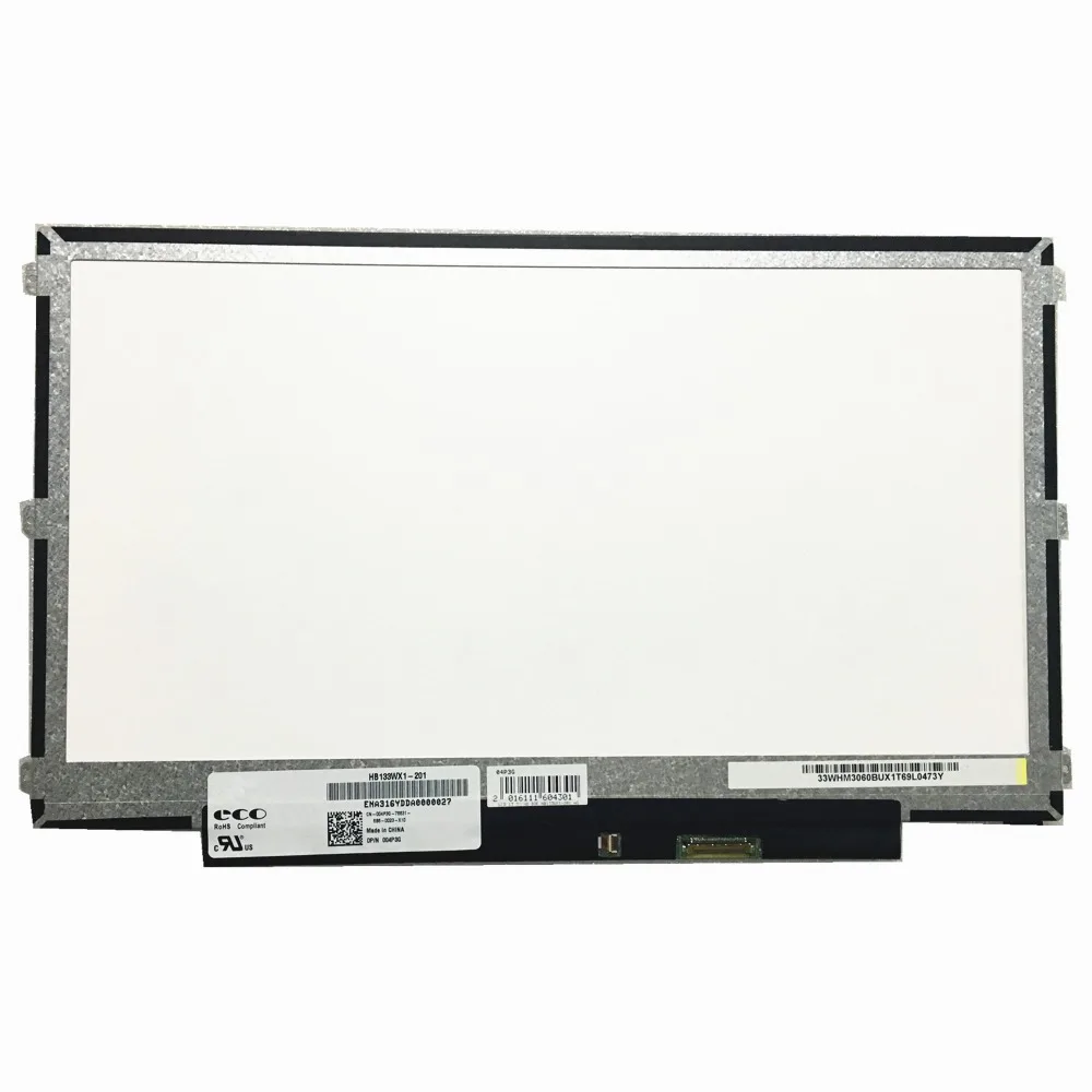 HB133WX1-201 подходит N133BGE-E31 B133XTN02.1 NT133WHM-N22 13," 30pin 1366*768