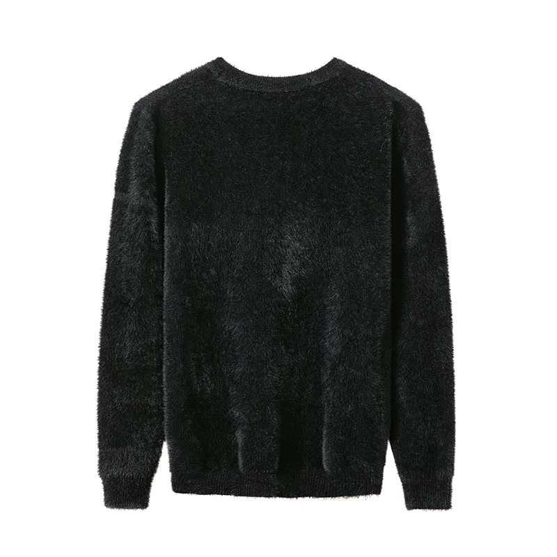 Onnestun Pullover sweaters Men Autumn Winter New Arrivals Slim Warm Faux velvet Sweater Men Fashion Casual Tops Simple Sweater