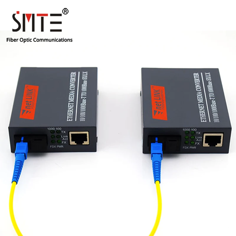 Медиаконвертер NetLink HTB-GS-03 A/B 20 км 10/100 Мбит/с SC RJ45 одномодовый порт