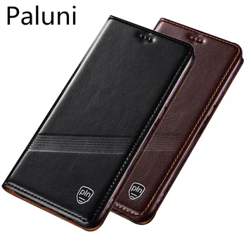

Business Style Genuine Leather Flip Phone Case Stand Cover For Huawei Honor V30 Pro/Huawei Honor V30 Flip Card Slot Cover Funda