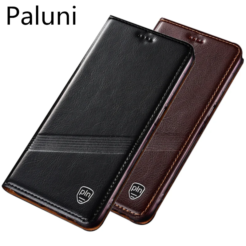 

Business Style Genuine Leather Flip Phone Case Stand Cover For Nokia 9 PureView/Nokia 8 Sirocco Flip Card Slot Cover Case Funda