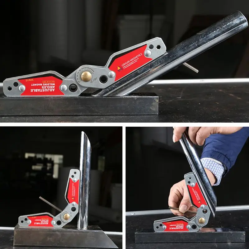 Adjustable Magnets Welding Locator Magnetic Holder Welding Fixture Corner Clamp