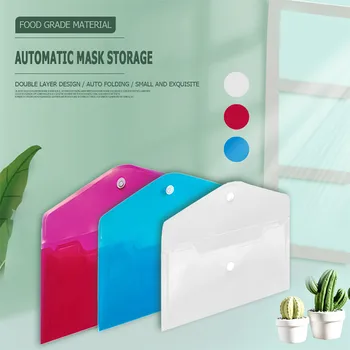 

Dustproof Face Masks Storage Box Portable Organization Mouth Facial Mask Container Case Mask Household Hold Guarda Mascarillas