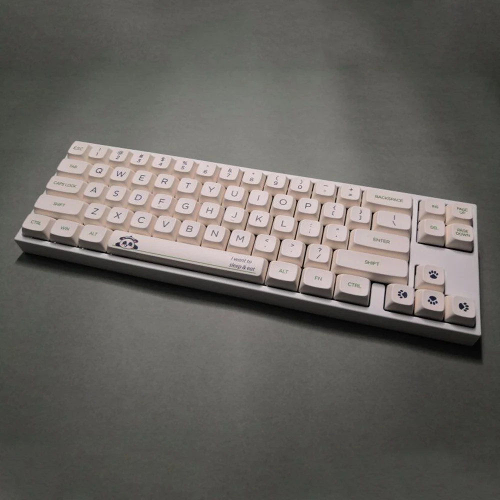 Panda тема белая Сублимация PBT Keycaps для Filco Cherry Mx Переключатель Механическая игровая