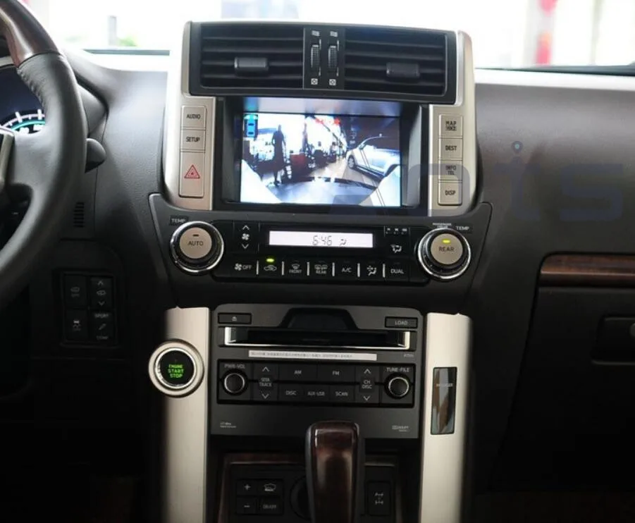 Discount Android 8.1 Car DVD Player GPS navigation For TOYOTA Land Cruiser Prado 150 2010-2013 Car auto radio player multimedia head unit 5